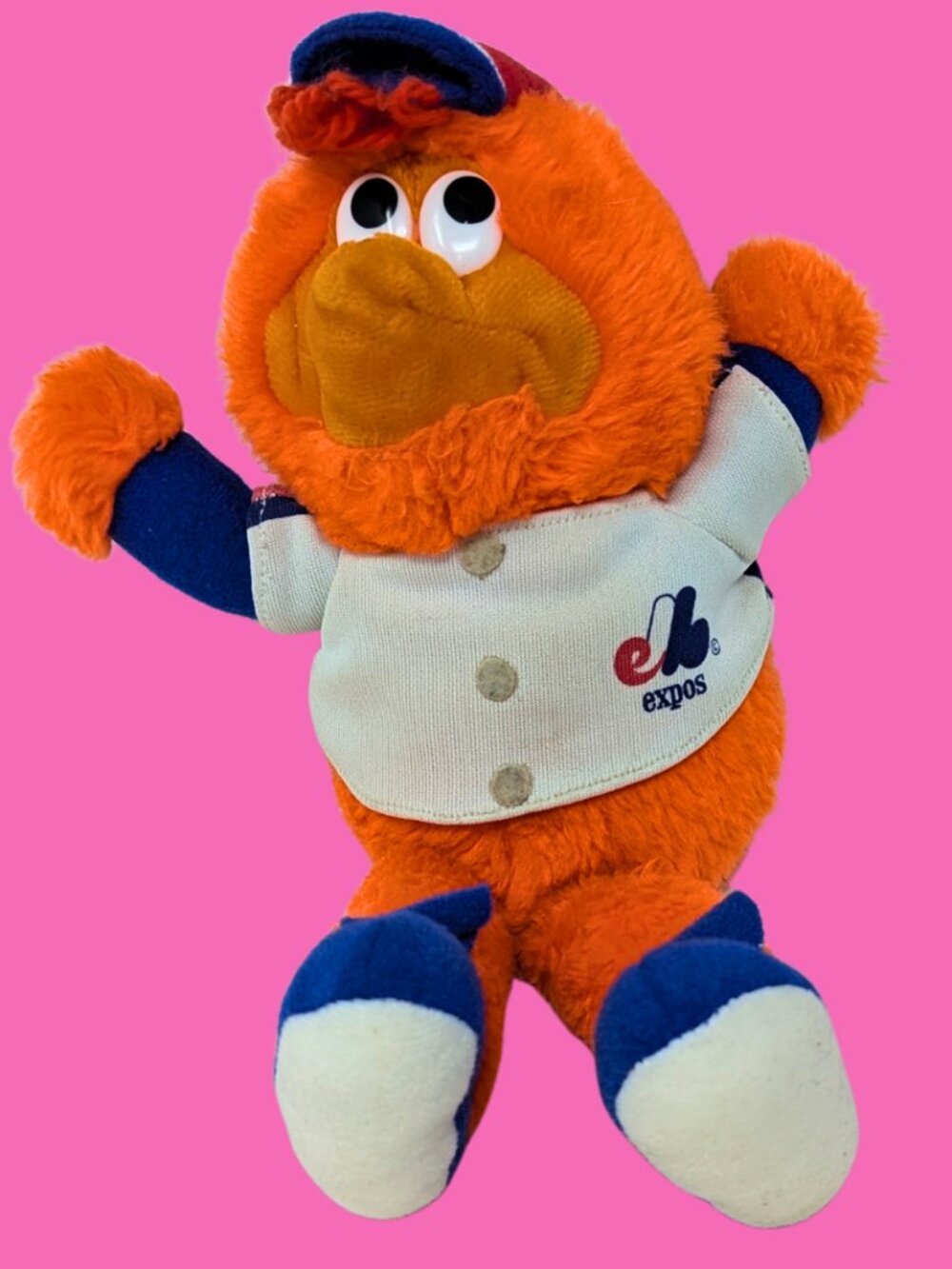 Vintage 1980's Montreal Expos Youppi Plushie